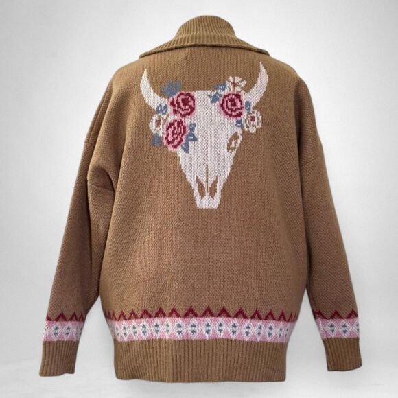 SAVANNA JANE Desert Bloom Button Front BOHO Cardigan, NEW WITH TAGS! Size 2X - Picture 3 of 10